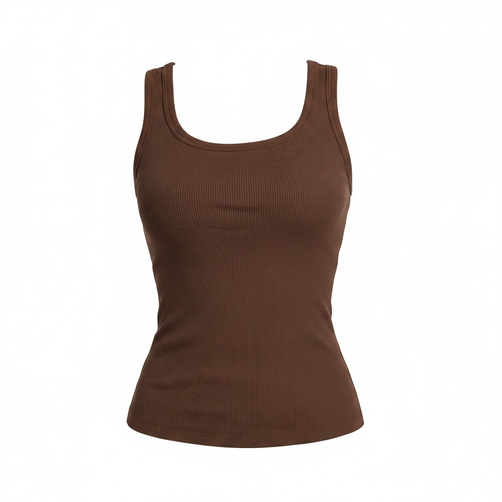 Brown - Refined Tank top - Long