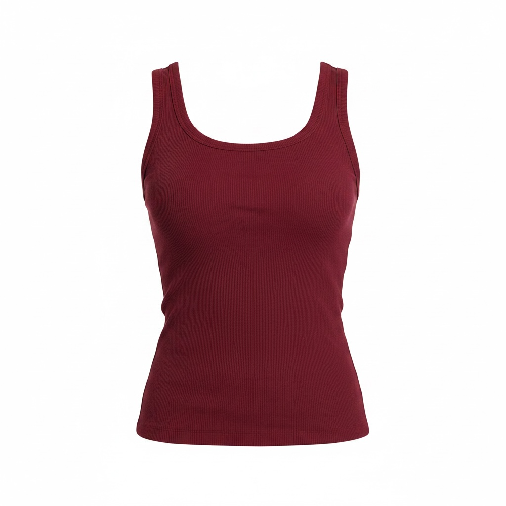 Burgundy - Refined Tank top - Long