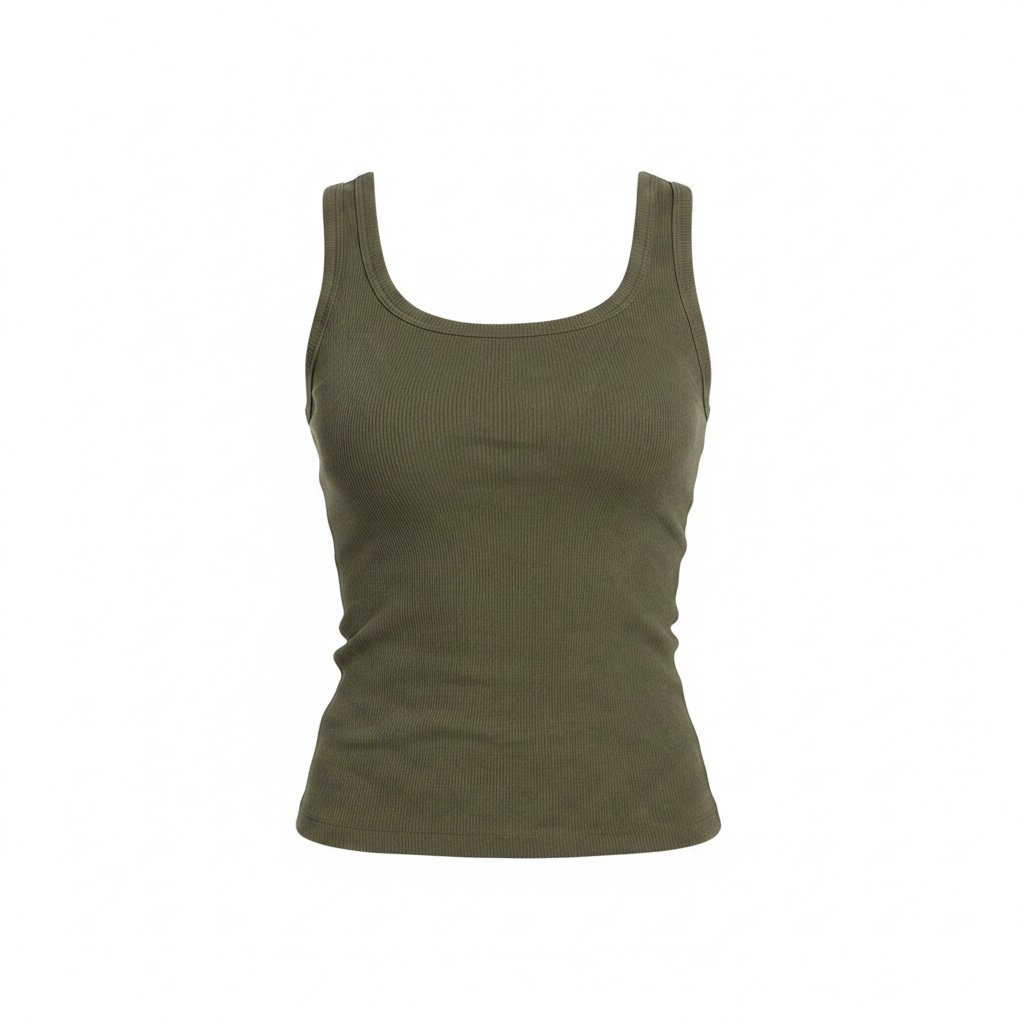 Olive - Refined Tank top - Long