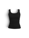 Black - Refined Tank top - Long